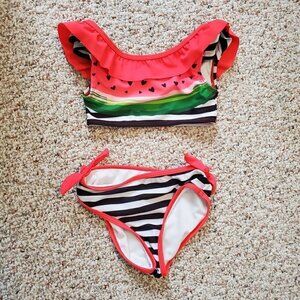 Watermelon 2-peice swimming suit Girl Size toddler 4
